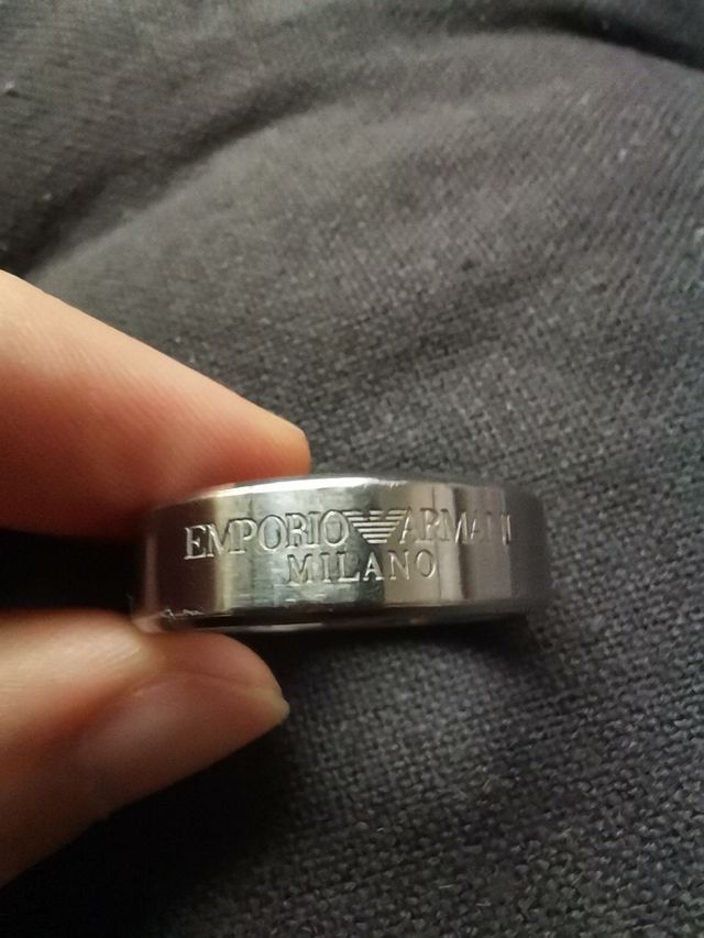 Anillo Emporio Armani Milano - Plata