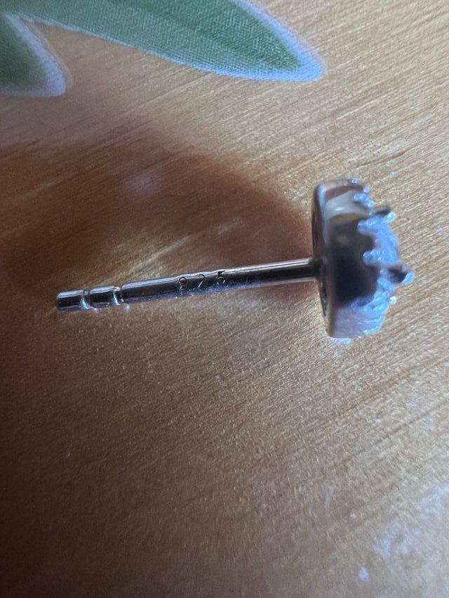 Pendiente plata 925 ITEMPORALITY