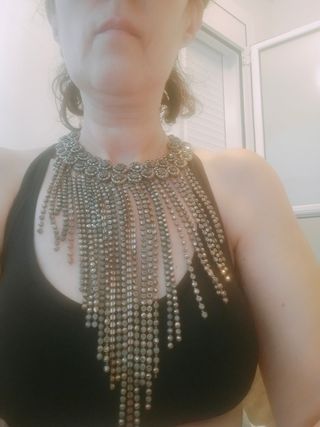 Collar Zara pedrería - con piedras 
