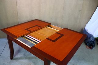 Mesa comedor madera maciza extensible