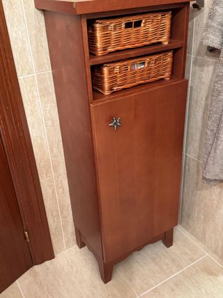 Mueble baño madera - almacenaje