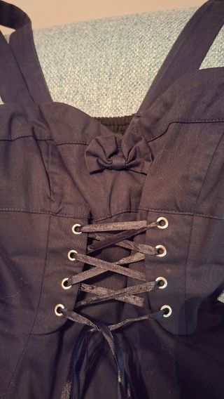 Vestido negro disfraz/cosplay talla M