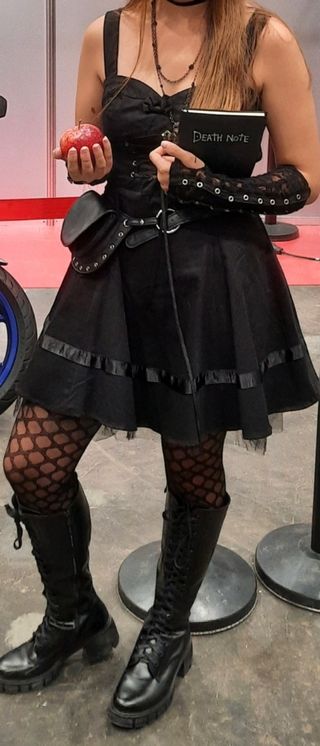 Vestido negro disfraz/cosplay talla M
