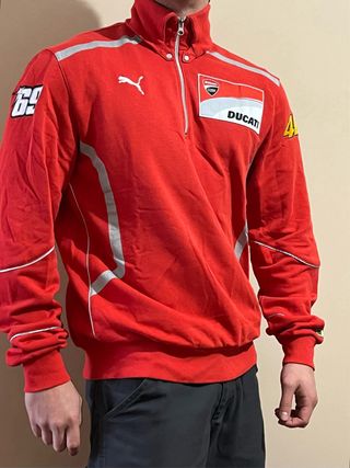 Sudadera Ducati x VR46 x Puma Half Zip Especial