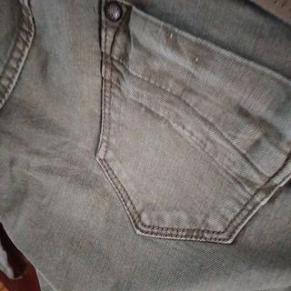 Pantalones tejanos mujer verde caqui - 38/40