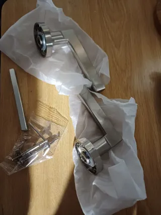 Manillas puertas acero inoxidable. Tengo Dos juego