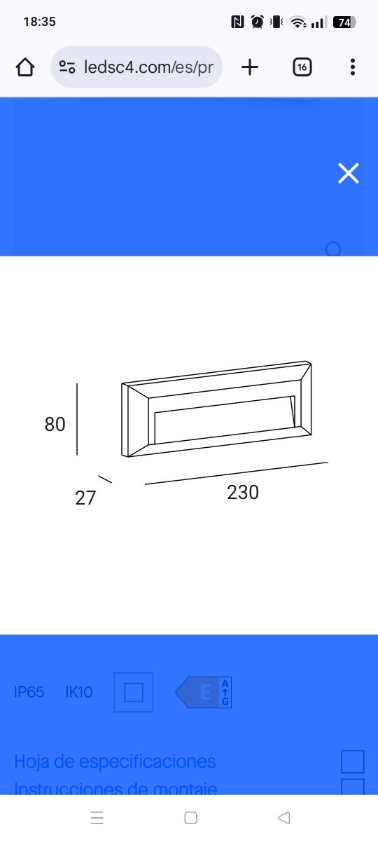 Aplique LED exterior KÖSSEL LEDsC4