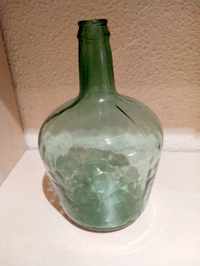 Damajuana cristal verde