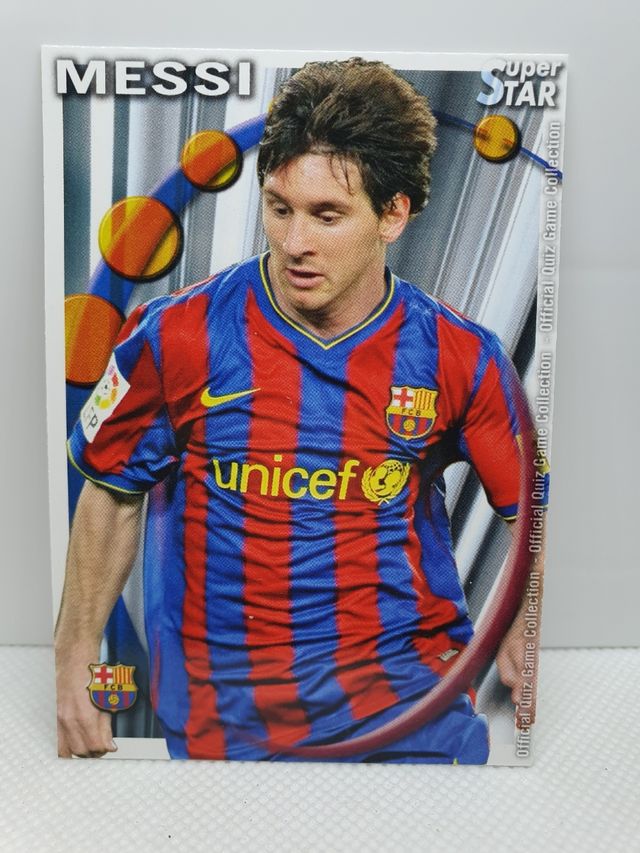 ⚽️ CROMO DE FUTBOL MESSI SUPER STAR MUNDICROMO 