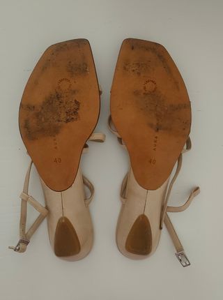 Sandalias Aura Blanc beige n°40