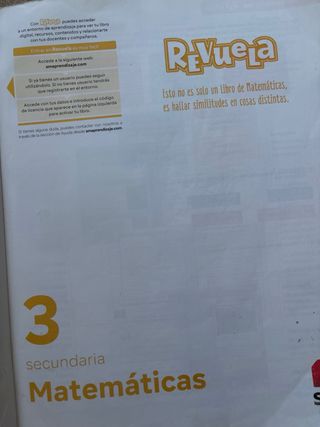 Matemáticas. 3 Secundaria. Revuela. Comunidad d...