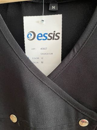 Casaca negra Essis - Talla M