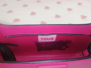 Bolso Tous rosa bandolera
