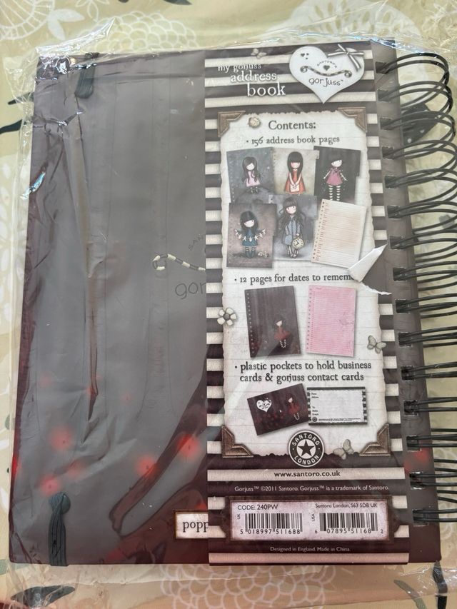 Agenda Gorjuss: libreta de direcciones