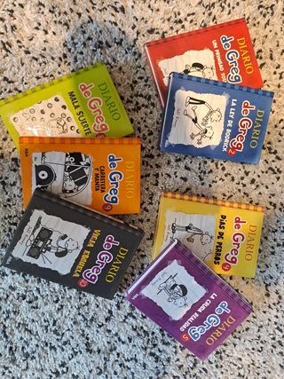 Diario de Greg. N° 1, 2, 4, 5, 8, 9. Regalo el 10
