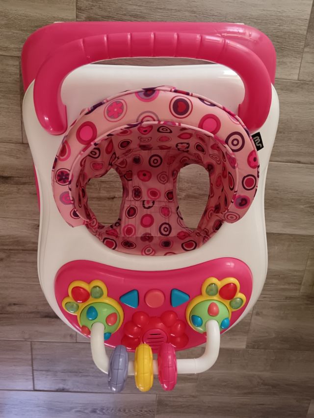Andador bebé MS - Rosa