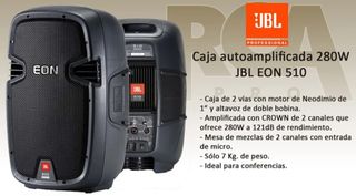JBL EON 510 - Altavoz 280W