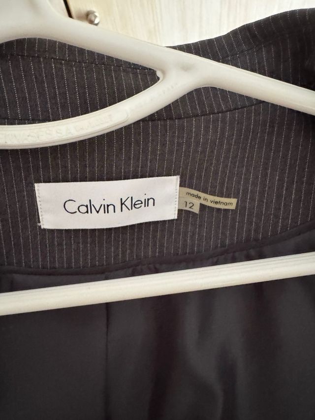 Blazer Calvin Klein Gris Talla L