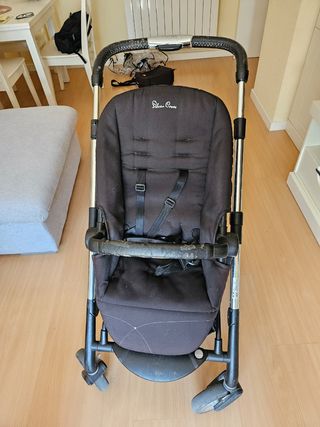 Carro niño Silver Cross Pioneer Trio rosa