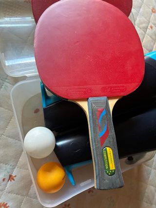 conjunto Ping Pong Artengo. Raquetas, red y pelota