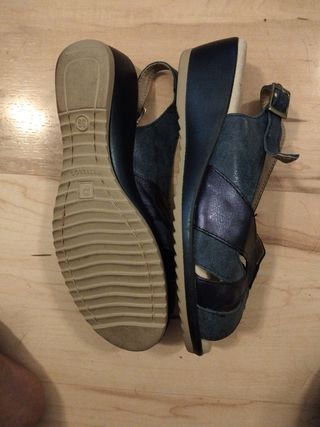 Sandalias Pitillos azules