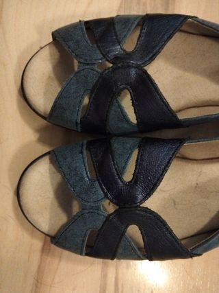 Sandalias Pitillos azules