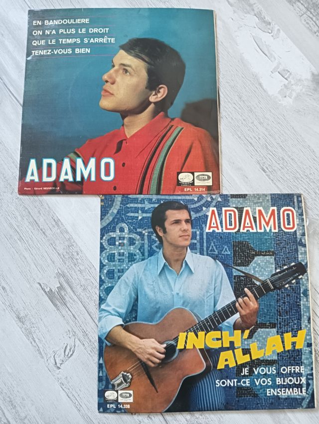 Vinilos ADAMO años 70: Inch'Allah, etc.