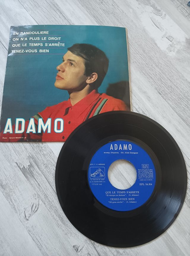 Vinilos ADAMO años 70: Inch'Allah, etc.