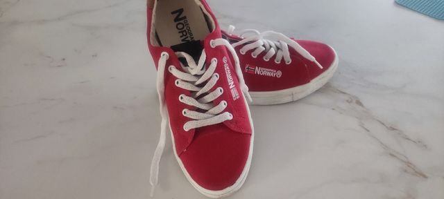 Zapatillas Norway rojas niño