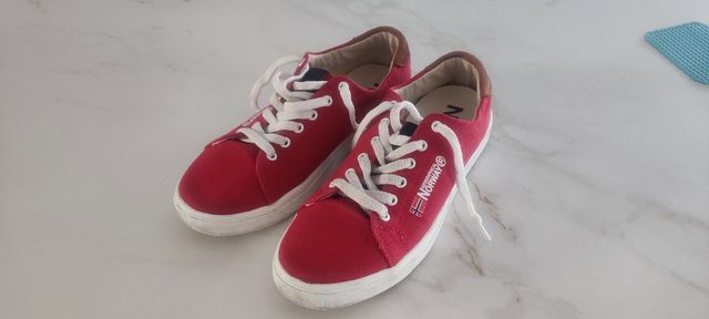 Zapatillas Norway rojas niño