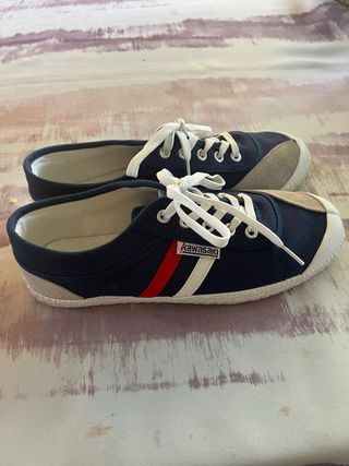 Zapatillas Kawasaki 40 - Azul y Beige