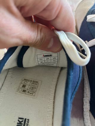 Zapatillas Kawasaki 40 - Azul y Beige