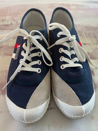 Zapatillas Kawasaki 40 - Azul y Beige