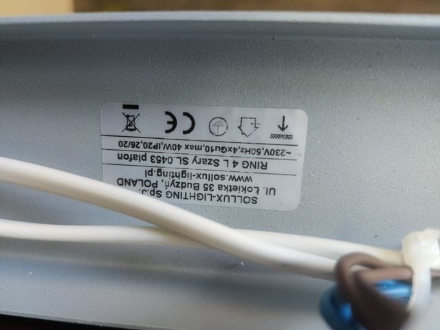 Lampara 4 focos - Sollux