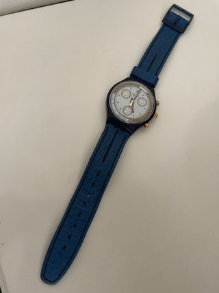 Swatch Cronografo vintage blu