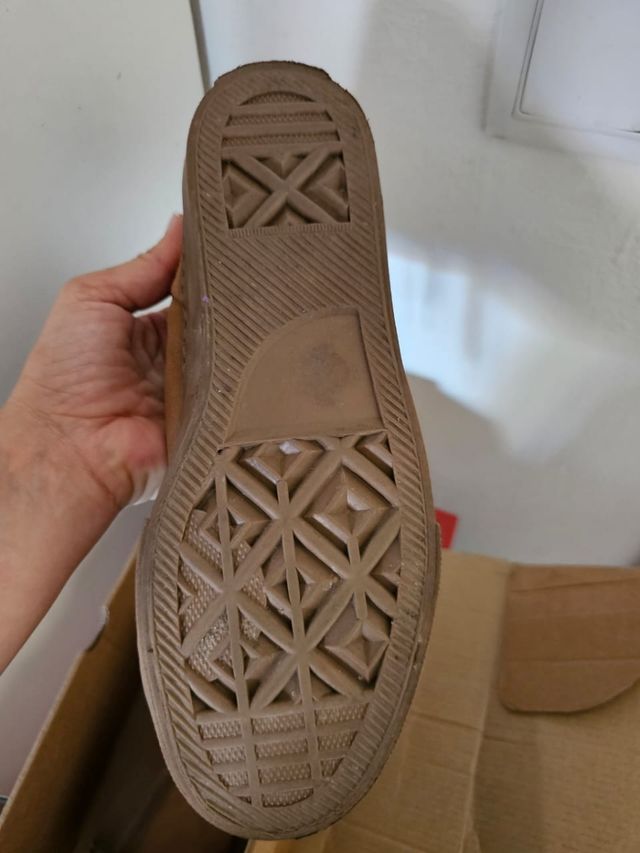 Zapatillas ante beige niño nuevas