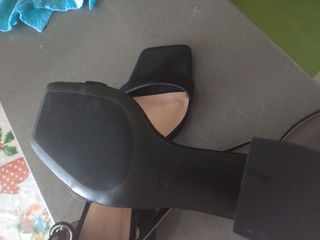 Sandalias tacón negro nº40