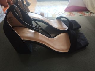 Sandalias tacón negro nº40