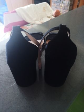 Sandalias tacón negro nº40