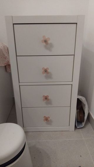 Cajonera blanca 4 cajones