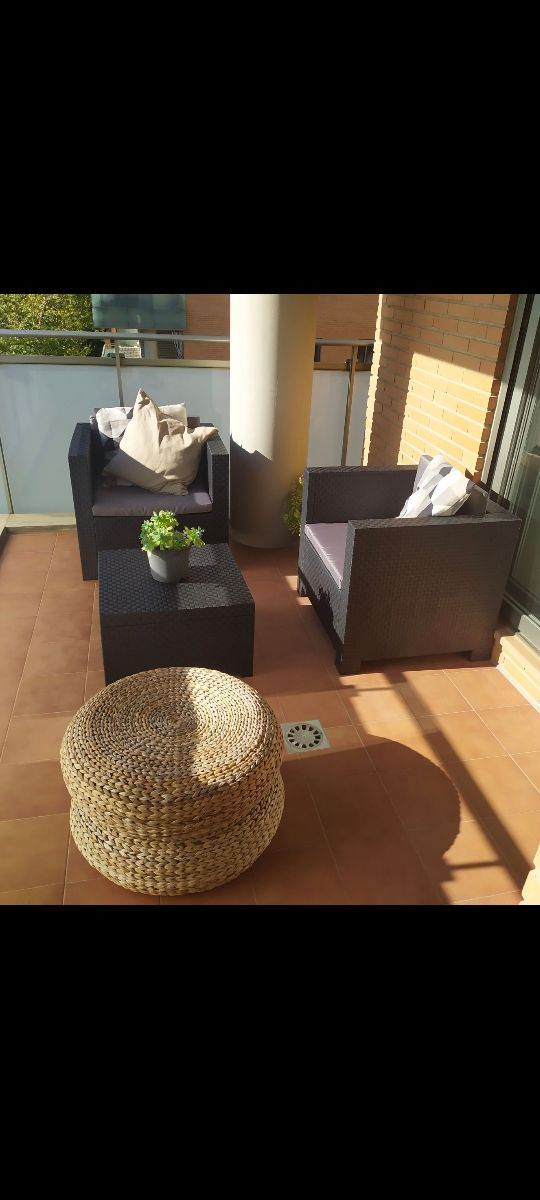 Sillones exterior ratán negros