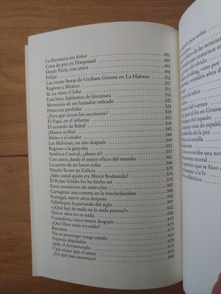 Notas de prensa II. Gabriel García Márquez.