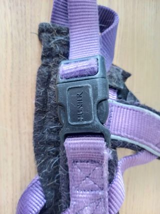 Peitoral para cão Hunter - M - Roxo e Preto