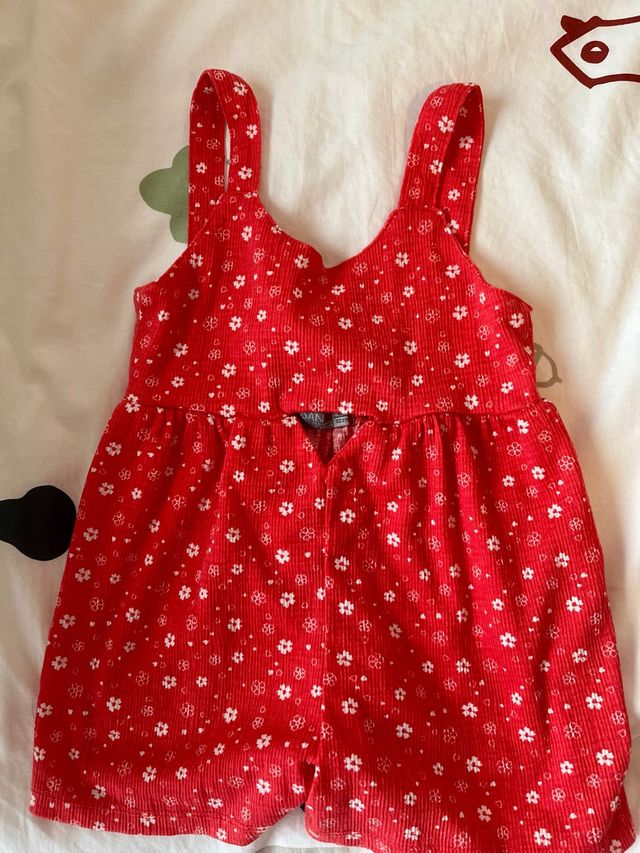 Vestido niña rojo - 2 años, 82cm