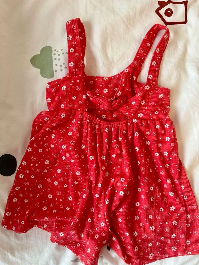 Vestido niña rojo - 2 años, 82cm