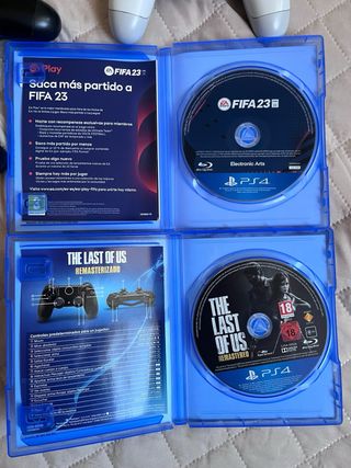 PS4 Pro + 3 mandos + FIFA 23 + The Last of Us