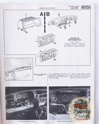MANUAL DE TALLER VOLKSWAGEN GOLF GTI MK3