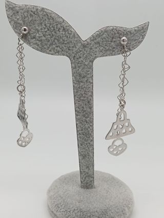 Pendientes plata 925 largos