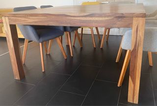 Mesa comedor madera maciza