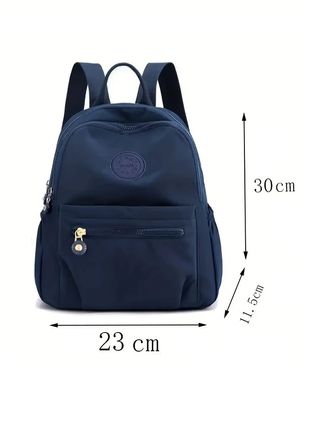 Mochila Oxford Azul Marino Unisex